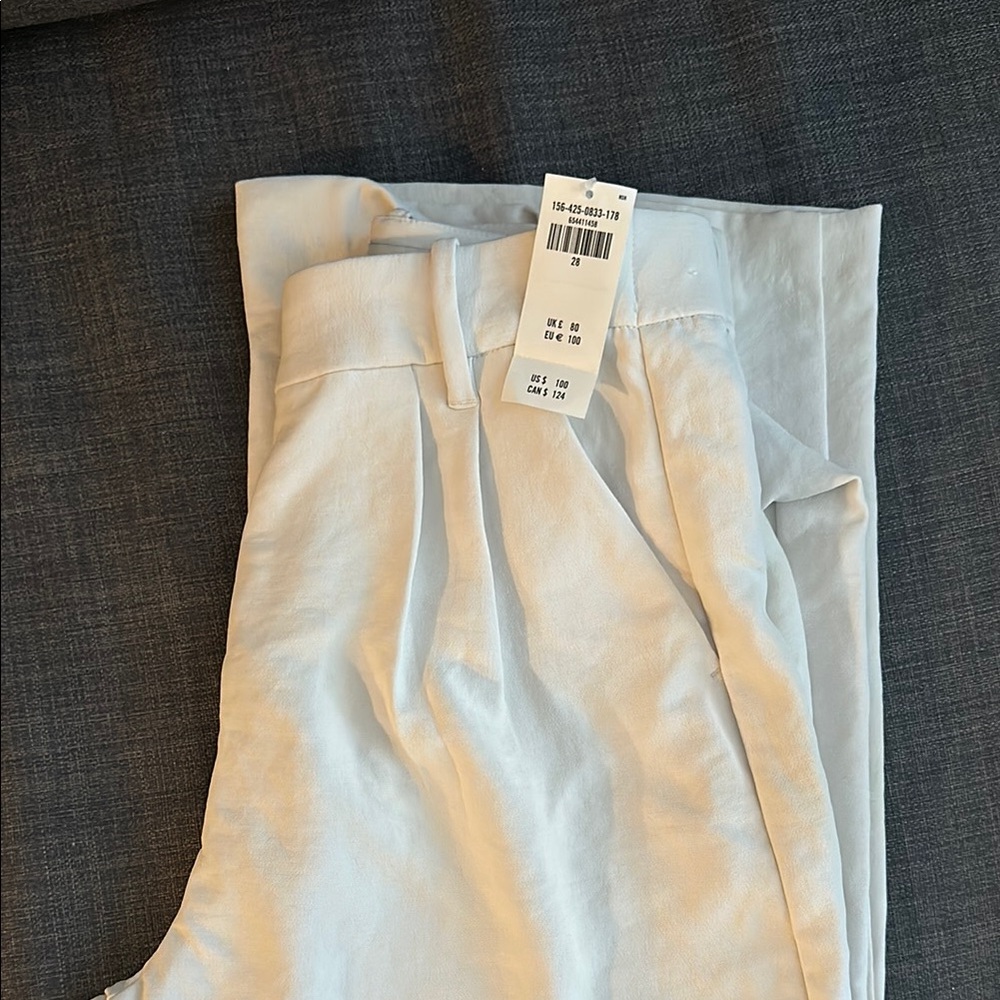 Abercrombie & Fitch White Trousers NEW with tags